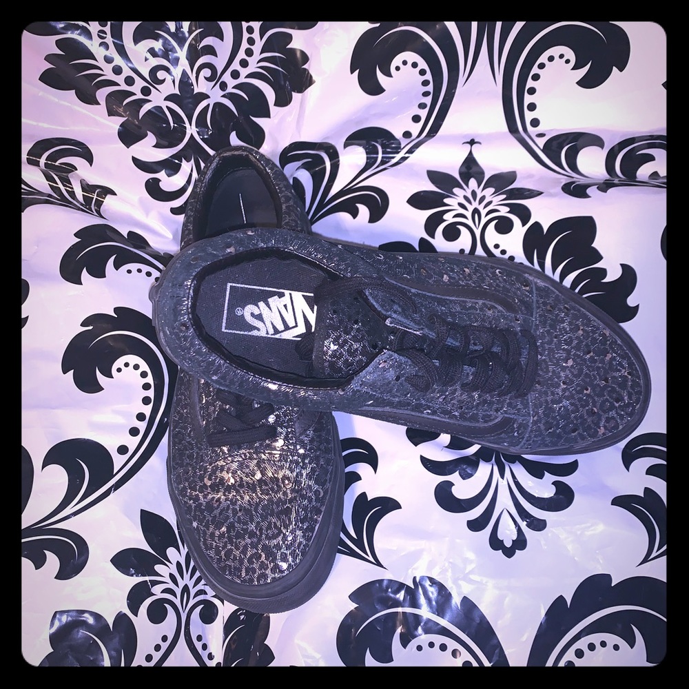 Vans Classic Leopard Print Skate Shoes